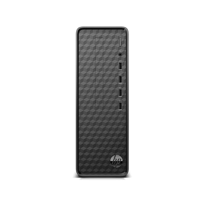 HP Slim Tower 12th Gen Intel Core i3-12100 (8GB RAM/512GB SSD/Black Wired Keyboard & Mouse/Intel UHD Graphics 730/Win 11/MS Office 21/Dark Black, 3 Years Warranty), S01-pF2888in
