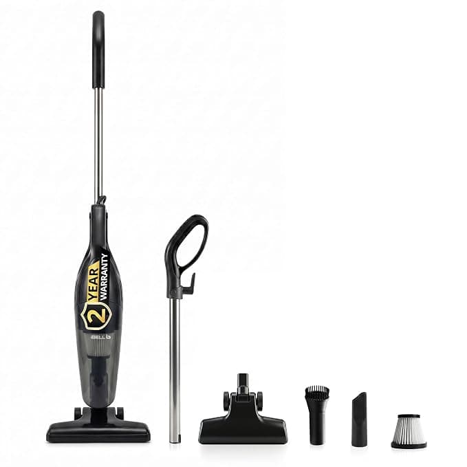 IBELL TURBOSTICK650 Stick Vacuum Cleaner | 600W | 20kPa | HEPA Filter | Bagless Design | Ideal for Floors, Curtains, Carpets, Sofa | Black