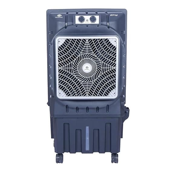 75 Litres 5D Front Grill Desert Air Cooler| Auto-Swing Louvers| 4-Way Air Deflection| Powerful Air Throw| High-Density Honeycomb Cooling| 3 Speed Settings| Inverter Compatible| Grey
