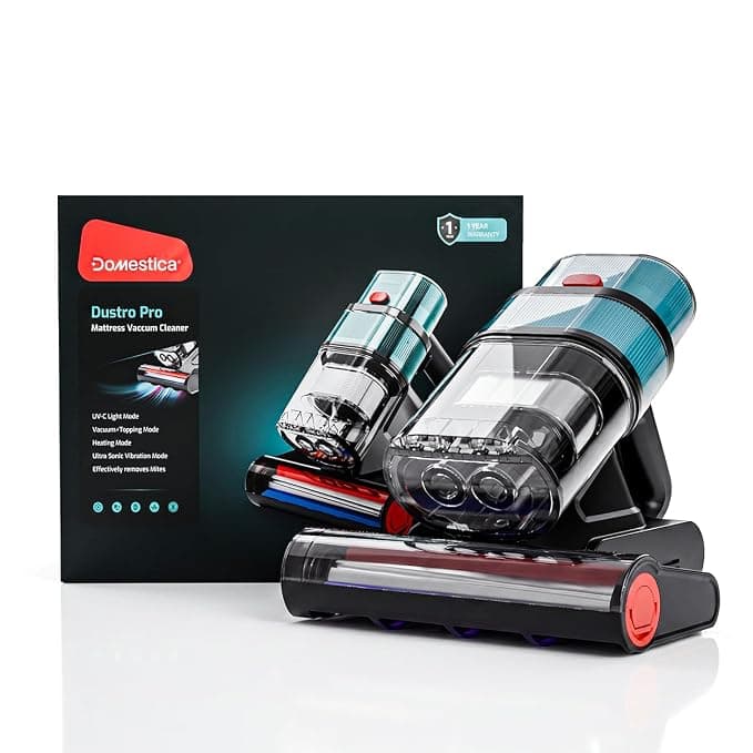 DOMESTICA Dustro Pro Vacuum Cleaner for Mattress, Bed, Sofa, 16KPa Suction