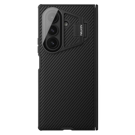 Nillkin Case for Samsung Galaxy Z Fold 7 (8.0" Inch) CamShield Prop Flip Style Transparent Lens Camera Protect Mobile Holder TPU + PC Black Color