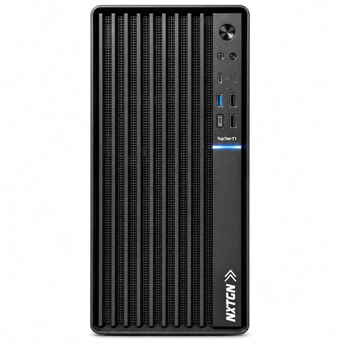 NXTGN Business Desktop PC | Core i5-4570 3.20GHz | 16GB RAM | 512GB M.2 SSD | Windows 11 Pro + MS Office 2021 | Dual Band 5G WiFi, Bluetooth, Type-C Port | Premium Metal Body | 2 Year On-Site Warranty