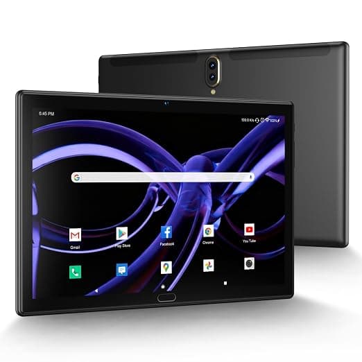 tablet, 10 inch Android Tablet with 128GB ROM, 16GB RAM (up to 2TB), Octa-Core Processor, 5G WiFi Tablet, with Keyboard and Mouse Case, 13MP+8MP Camera, IPS Battery with Screen