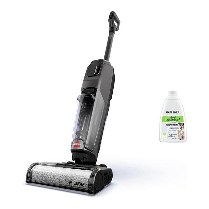 BISSELL CrossWave OmniForce | Cordless Multi-Surface Hard Floor Cleaner & Wet Dry Vacuum | Powerful Floor Cleaner Machine, Multi-Surface, Turbo Mode & Vacuum-Only Mode | Grey | 2-Year Warranty