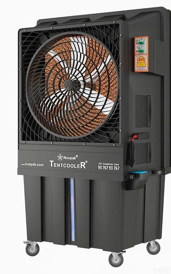 Nuspak Jumbo & Tent Air Cooler 200 L, 950Rpm 30'', Single Phase, 490 Watts