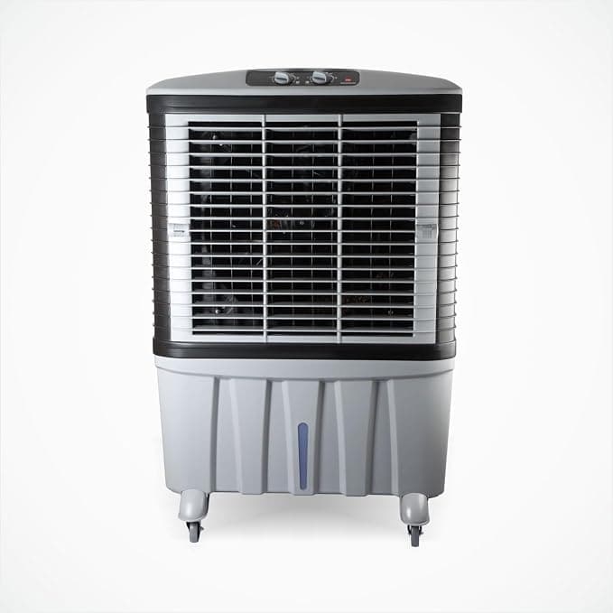 CELLO Magnum 125 Litres Heavy Duty Vertical Commercial Air Cooler With 21" Fan | High-Density Honeycomb Cooling Pads, Auto-Fill Water Technology | Long Life Air Cooler For Indoor, Outdoor, Warehouses