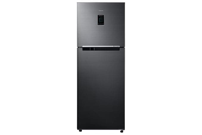 Samsung 301 L, 2 Star, Convertible 5-in-1 Digital Inverter with Display Frost Free Double Door Refrigerator (RT31H4522BX/HL, Luxe Black, 2026 Model)