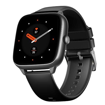 boAt Storm Verge, 1.72" (4.4 cm) Unisex Design, AuraVue Display with 20% Higher Brightness, Premium Metal Body, 80+ Sports Mode, Bluetooth Calling, Smart Watch for Men & Women (Active Black)
