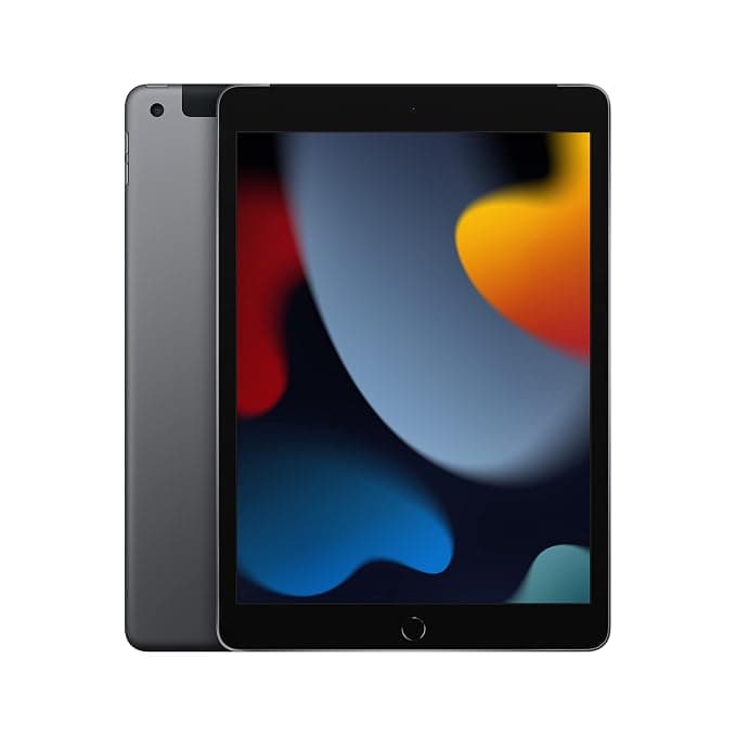 2021 Apple 10.2-inch (25.91 cm) iPad with A13 Bionic chip (Wi-Fi + Cellular, 256GB) - Space Grey (9th Generation)