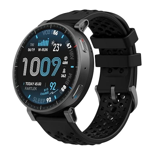 Amazfit Active Max(Smartchoice) Smart Watch 1.5" AMOLED Display,25-Day Battery,Offline Maps,GPS,4GB Storage,170+Sport Modes,5 ATM,Heart Rate & Sleep Fitness Tracker, Android & iPhone,Black