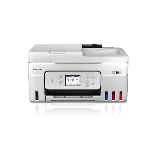 Canon PIXMA MegaTank G4780 All in One WiFi Ink Tank ADF and Auto Duplex Colour Printer with Scanner for Home and Office use, Upto 6000 Black and 7700 Colour Prints
