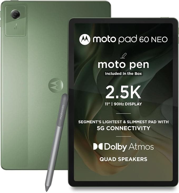 Moto Pad 60 Neo 5G (Pantone Bronze Green, 128, GB, 4, GB)