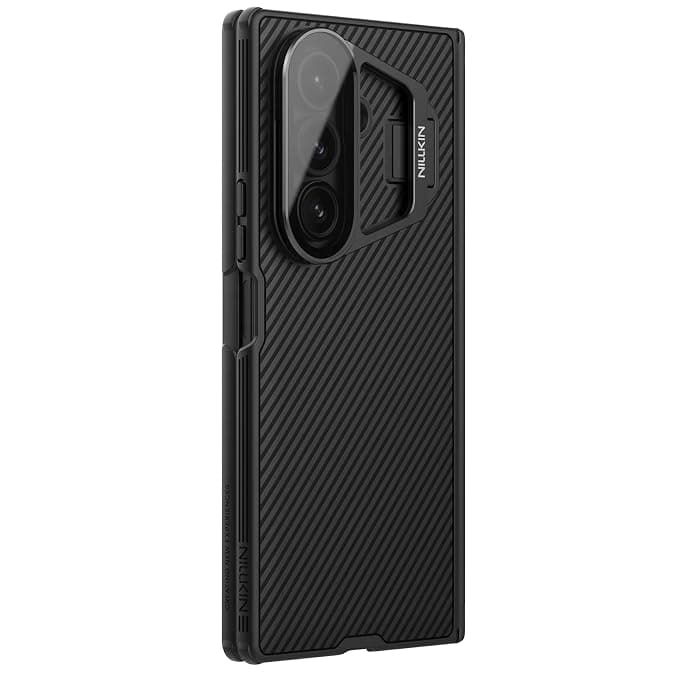 Nillkin Case for Samsung Galaxy Z Fold 7 (8.0" Inch) CamShield Prop Flip Style Transparent Lens Camera Protect Mobile Holder TPU + PC Black