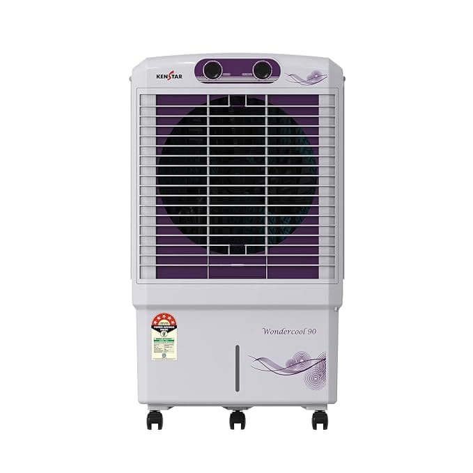 Kenstar Wondercool HC 90 Desert Air Cooler 90L Honeycomb Pads Powerful Air Throw High Speed Motor Inverter Compatible 5 Star BEE Rating with 5 Year Warranty