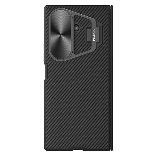 Nillkin Case for Samsung Galaxy Z Fold 7 (8.0" Inch) CamShield Prop Flip Style Lens Camera Protect Mobile Holder TPU + PC Black