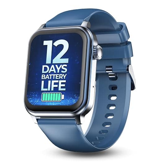 Pebble Ultra Life 1.83" True HD 600 Nits Display, BT Calling, 600 mAh Battery, Unisex Design, Sensor, Multi Sports Mode (Teal Blue)