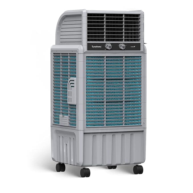 Symphony More 4D 125 Desert Air Cooler | 4-Side Honeycomb Cooling Pads | 5 Star Rated | Silent Operation | Rapid Chill Technology | Easy-Fill Technology | i-Pure+ Technology | 3-Year Warranty