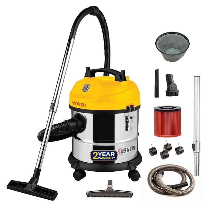 IBELL Wet and Dry Vacuum Cleaner for Home, 21 LTR Capacity,1600 W, 21.7 kPa Suction, Blower Function, HEPA Filter, Wet Vacuum Cleaner for Sofa, House Cleaning Machine (Yover YO1600)