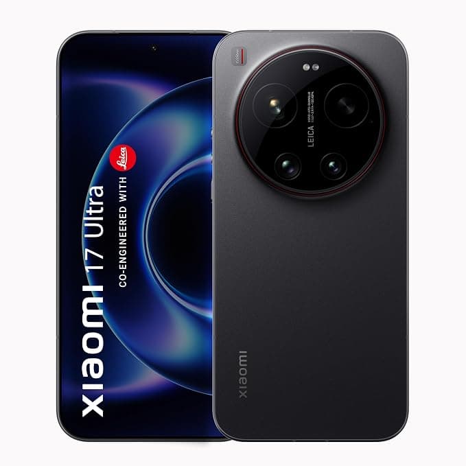 XIAOMI 17 Ultra (Black, 16GB+512GB) |World's First Leica 1-Inch LOFIC Sensor |Snapdragon 8 Elite Gen 5 |2K AMOLED Display | 90W HyperCharge HyperOS 3 | HyperAI Flagship Experience