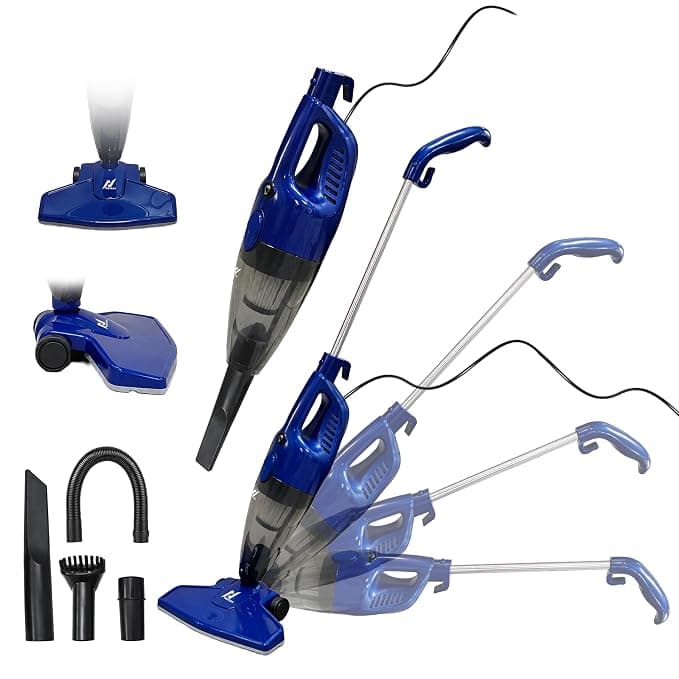 nexlev Stick Vacuum Cleaner for House | Vacuum Cleaners 17500PA Suction | 2 in 1 Handheld & Stick Design | Washable HEPA Filter | Bagless Dry Vacuum Cleaner for Home, Sofa, Bed & Office | VC-01