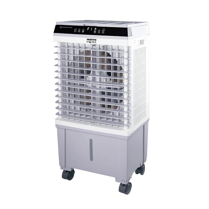 3 in 1 Portable Evaporative Air Cooler, Air Conditioner, Humidifier, 3 Speed Fan, Swamp Cooler with 5.3 Gallon Tank, 4 Ice Packs