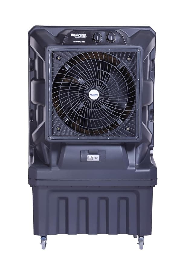 BAYBREEZE Mahabali 130 Air Cooler, Virgin Engineering Plastic Cabinet |110L Tank|20 inch Fan Blade|70 feet air throw| Honeycomb pad|Power 350W, Invertor Compatible| 1 Year Comprehensive Warranty|