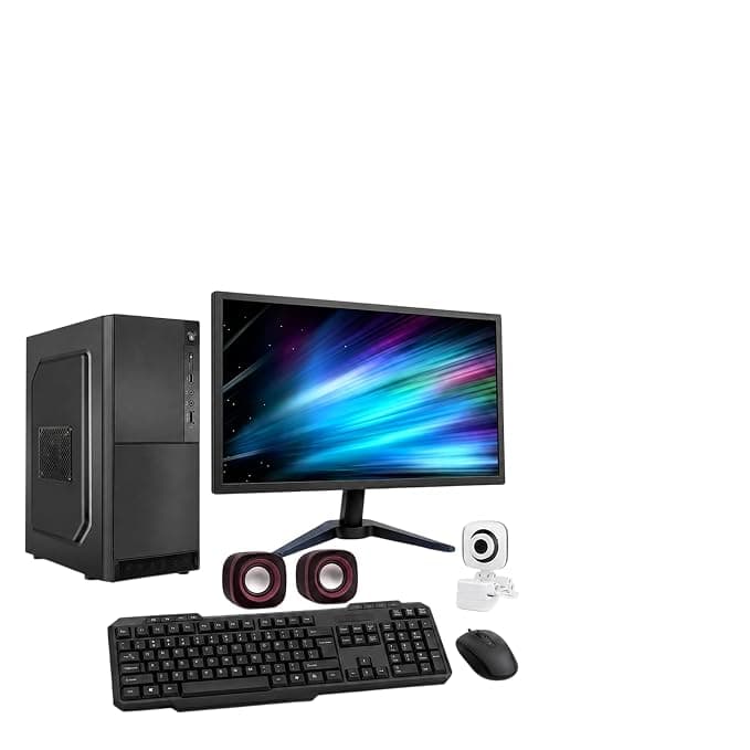 Core i5 Desktop Computer, 8GB RAM, 256GB SSD + 500GB HDD, Windows 11, 1GB Graphics, 19 Inch Monitor, Keyboard & Mouse