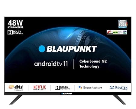 Blaupunkt 101 cm (40 inches) Cyber Sound G2 Series Full HD LED Google TV 40CSG7112 (Black)
