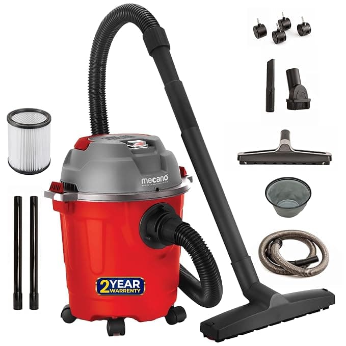 IBELL Wet and Dry Vacuum Cleaner for Home, 10 LTR Capacity,1000 W, 16.7 kPa Suction, HEPA Filter, Wet Vacuum Cleaner for Sofa, House Cleaning Machine (Mecano Primea1000)