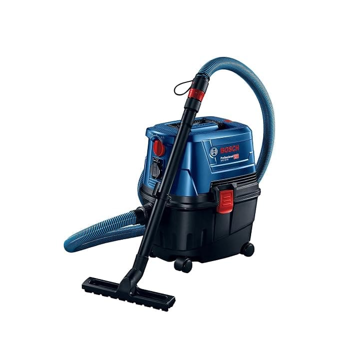 Bosch GAS 15 PS Heavy Duty Corded Electric Wet & Dry Vacuum Cleaner, 1,100W, 270 mbar, 10 Litre Tank , 6 kg + Nozzle & Accessories, 1 Year Warranty