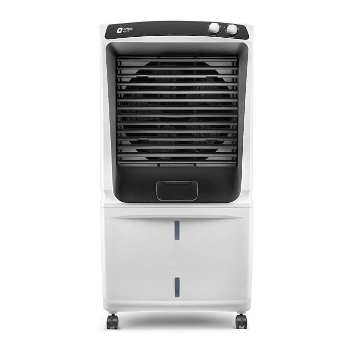 Orient Electric Smartchill 125L Desert Air Cooler for home | Densenest Honeycomb Pads | Fully Collapsible Louvers, Inverter Compatible | High Air Delivery | 1 Year Warranty by Orient | White