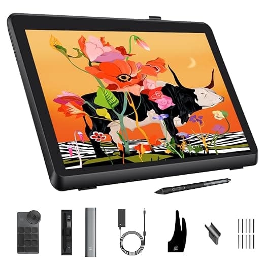 XPPen Artist Pro 22 (Gen 2) 22" 2.5K QHD Pen Display, Calman Verified 99% Adobe RGB, 16K Pressure Stylus, Drawing Tablet with Screen, Windows, macOS & Android – for Animation, VFX & Graphic Design