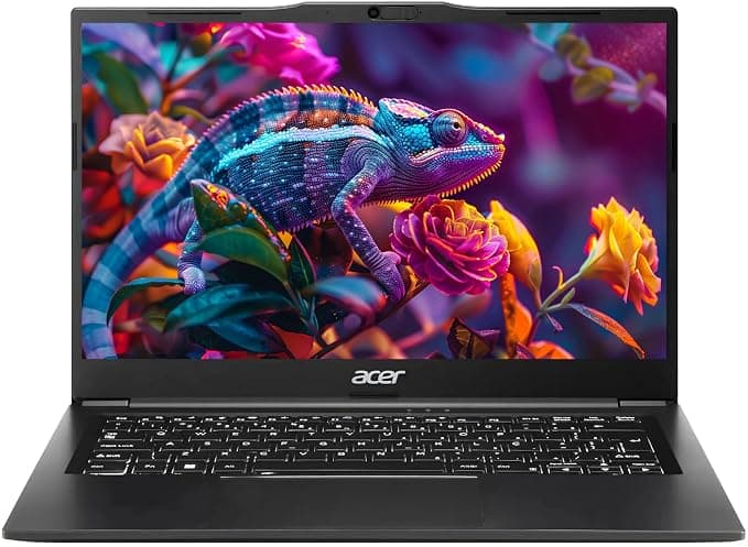Acer Travel Lite (2026) AMD Ryzen 5 Hexa Core 7430U - (16 GB/512 GB SSD/AMD Radeon Graphics/Windows 11 Home) TL04-41M Light Laptop/14.0" FHD Display/Black/Metal Body/Copilot Key/1.34 Kg/MSO 2024